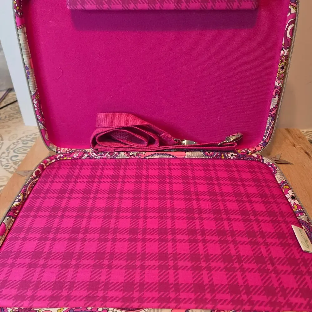 Vera Bradley quilted hard-shell laptop case 